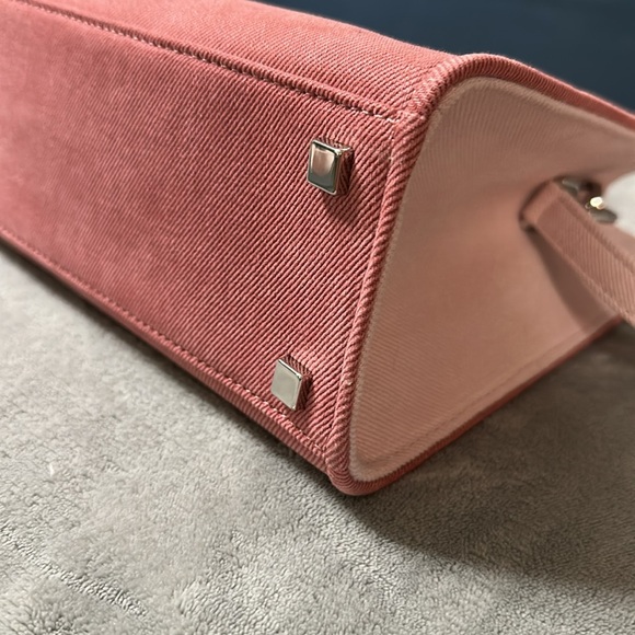 Michael Kors Scarlett Medium Denim Satchel Bag - Picture 7 of 16